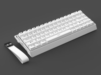 Teclado Mecánico BOSSTON K68, Último Modelo, Más Vendido, Grabado Lateral, Negro Degradado, Inalámbrico, para Juegos, Retroiluminación RGB, 4000mAh