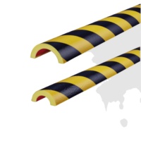 Protection murale en mousse PU jaune et noire, design industriel moderne, auto-adhésive, pour garage de stationnement