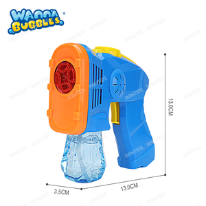 WANNA BUBBLES OEM/ODM Großhandel 4-Loch Mehrfarbiger Batteriebetriebener Seifenblasen-Blaster aus Kunststoff, Outdoor-Spielzeug Seifenblasenpistole - Product Image 6