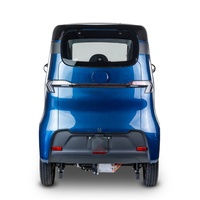 Voiture Électrique Commerciale Compacte Haute Performance 2000W Batterie Lithium Caméra Arrière Toit Métallique Porte-Bagages Toit Sombre 2 Places Propulsion Arrière Cuir