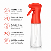 Bouteille pulvérisatrice à brume continue, atomiseur fin haute pression pour salon, barbier, jardinage, nettoyage, soins des animaux, anti-fuite, rechargeable