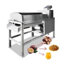Professionele design multifunctionele passievrucht schil- en pulpmachine, passievrucht kernverwijderaar en sapmachine