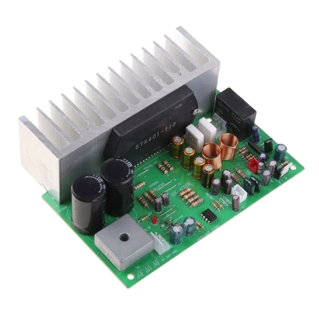 STK401 140W*2 Dual 2.0 Thick Film Power Amplifier Board AC 24V to 28V Metal Module High Cooling Holes