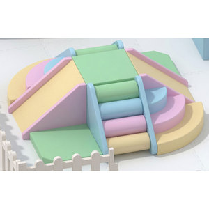 Ensemble de jeux d'intérieur en plastique coloré avec tunnel arc-en-ciel et bac à sable pour la maternelle - Product Image 3