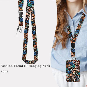 TEMU Meilleures ventes : Porte-clés de montagne anti-perte avec cordon, système de fixation rapide à clip époxy noir et bleu, motif floral miniature, avec attache en spirale - Product Image 4