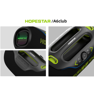 Hopestar a6club Màu Xanh Răng Âm Thanh Stereo Loa Siêu Trầm Hộp 200W Bass Không Dây <span class=keywords><strong>Mini</strong></span> Karaoke Loa Rạp Hát Tại Nhà Hệ Thống Âm Thanh - Product Image 3