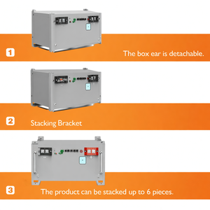 แบตเตอรี่โซลาร์ 51.2V 15kW แบตเตอรี่ไอออน 10kWh 30kW 40kW 40kWh 48 โวลต์ 200ah แบตเตอรี่โซลาร์ Lifepo4 แบตเตอรี่สำรองพลังงานแสงอาทิตย์ - Product Image 4