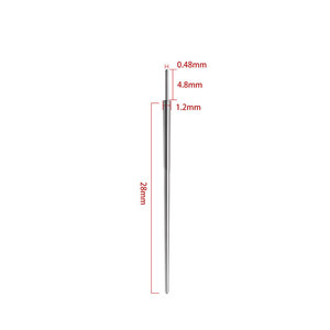 316L thép không gỉ 16g18g20g Titan threadless Push <span class=keywords><strong>Pop</strong></span> labret Lip tragus Bông tai Stud piercing ASTM Tương thích cho trẻ em - Product Image 5