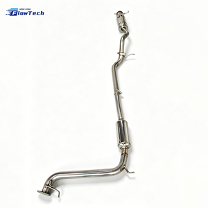 ระบบท่อไอเสียสมรรถนะสูงสำหรับรถแข่ง Honda Civic VIII 1.8L 2.0L R18A K20 เชื่อมด้วยเทคนิค TIG ผลิตจากเหล็ก T304 แบบติดตั้งได้โดยตรง - Product Image 3
