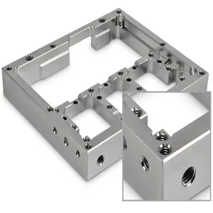 5-axis CNC Milled Machined aluminum billet square Engineering machinery computer case Enclosure