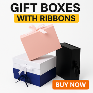 Caja de Regalo Magnética Azul de Lujo con Papel Reciclado Ecológico de 2 mm, Cartón Duro, Logotipo Personalizado con Estampado Dorado para Calcetines - Product Image 3