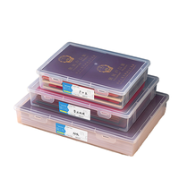 Empilable A4 Multifonction Organisateur De Bureau Transparent PP En Plastique Bureau Papier Magazine Conteneur Boucle Portable Projet Cas