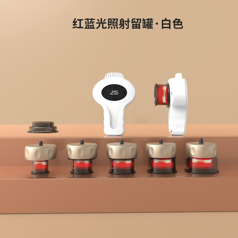 Irradiation de lumière rouge et bleue pour la ventouse (blanc)
