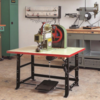 Machine automatique de poinçonnage, rivetage et fabrication d'œillets pour semelles de chaussures en cuir