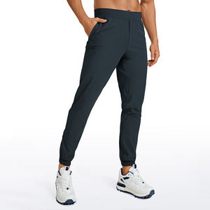 Custom Logo High Quality <strong>Nylon</strong> Spandex Gym Fitness <strong>Training</strong> Track Pants for Men - Product Image 1