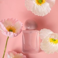 Flacon de parfum carré en verre de luxe 50 ml Contenant rechargeable réutilisable pour Cologne et parfum