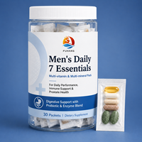 Comprimés de multivitamines, multiminéraux et probiotiques pour hommes, marque privée haut de gamme, OEM, haute concentration, en sachet
