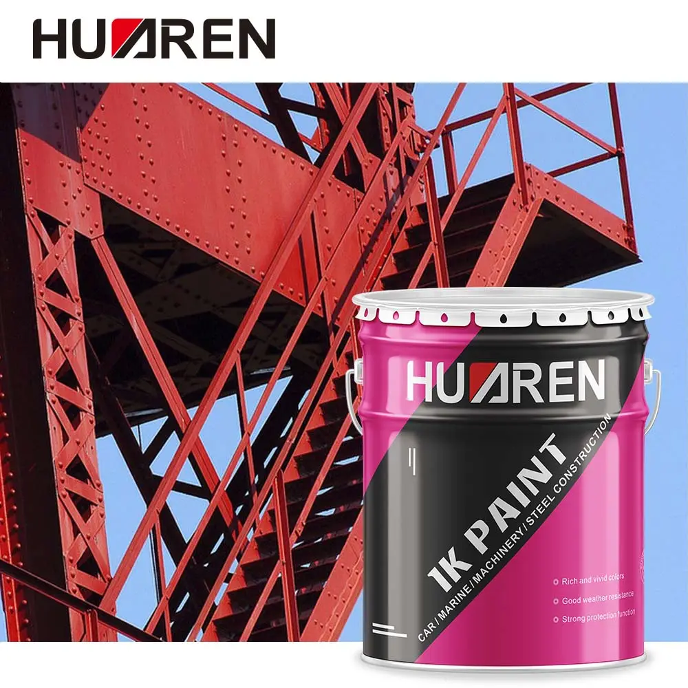 Huaren Metal Coating Ageing Resistance Single Component Acrylic Enamel Paint