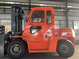 מלגזה דיזל חזקה 10 טון, הנעה הידראולית 4X4, ישירות מהמפעל בסין. שימוש פנימי/חיצוני. מחיר. - Product Image 5