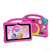 YPORANGECHENG OEM Tablet PC Edukasi Anak 7 Inci Quad Core Layar HD Memori 2GB Tahan Banting USB-C Tablet Mainan Edukasi