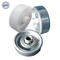Rodamiento de Bolas de Aluminio Metálico Nuevo de Wheel Robotics para Transporte de Maquinaria con Recubrimiento de Poliuretano