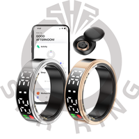 Für Tragbare Geräte: Individuelles Display, Fotokontrolle, Herzfrequenzmessung, Gesundheitsüberwachung, Intelligente 5ATM Wasserdichte Smart-Ringe mit Beleuchtung