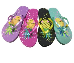 Tongs d'été pour femmes, pantoufles plates et <span class=keywords><strong>fantaisie</strong></span>, décoration en métal de pureté, dernier design, tendance, 2020 - Product Image 2