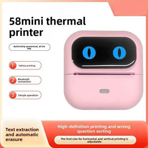 Imprimante thermique portable <span class=keywords><strong>mini</strong></span> haut de gamme, impression de codes-barres, imprimante de poche, étiquettes de nom, interface USB, 203 dpi, en stock - Product Image 4