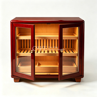 Humidor à cigares en bois de cèdre grande capacité personnalisable en gros