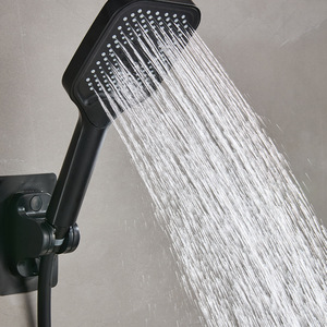 Ensemble de douche intelligent Water Droplet Sanitary Ware 118 cm mural avec pommeau de pluie et douchette à main pour salle de bain domestique - Product Image 3