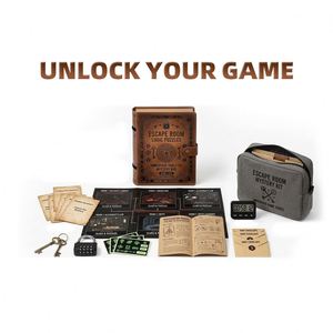 Papier en microfibre F au toucher doux ICTI, jeu de cartes, style Escape Room, raisonnement spatial avancé, puzzle de logique hardcore, plateau de Carrom - Product Image 2