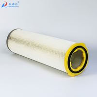 SHENGJIE Nouvelle Cartouche Filtrante Industrielle pour l'Air, Filtre à Poussière avec 99,5% d'Efficacité en Fibre de Polyester pour Usine ou Atelier