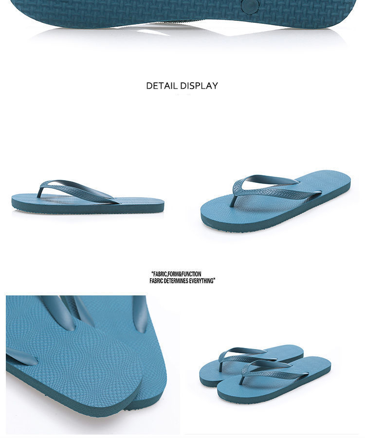 Non-slip Personality Rubber PVC Flip Flops Man Women High Quality Outdoor Flipflops Slippers