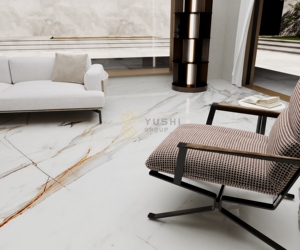 Yushi Italy đá cẩm thạch tự nhiên calacatta Vàng hiện đại Thiết kế sang trọng cho sàn cầu thang khách sạn sử dụng - Product Image 5