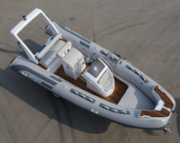 Qingdao Haohai – bateau en fibre de verre avec Logo sur mesure, utilisé, coque, plancher, Hovercraft, canoë