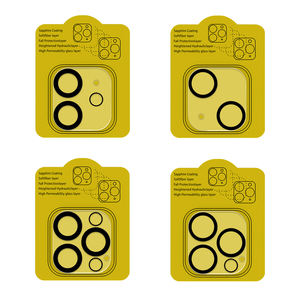 Protector de Lente de Vidrio Templado para Cámara de iPhone 16 15 Pro Max, Anillo Protector de Vidrio Templado para Aphone <span class=keywords><strong>Aifon</strong></span> 14 13Pro 17 Pro Max AIR Glass - Product Image 4