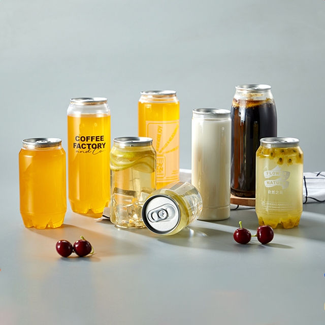 Customized Logo PET Plastic Cold Drink