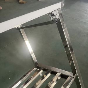 Mesa plegable de acero inoxidable personalizable Victory, tabla de cortar de Banco SS, equipo de cocina para hoteles y restaurantes - Product Image 4