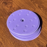 Disques abrasifs en céramique, papier de verre violet, disques de ponçage, meulage, rénovation automobile, detailing
