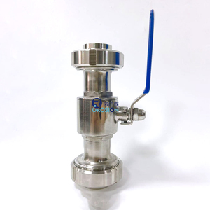 Sản phẩm mới <span class=keywords><strong>2025</strong></span> vệ sinh bóng Van điều khiển bằng tay 3/4 ''304 thép không gỉ 316 trực tiếp Công Đoàn bóng van - Product Image 1