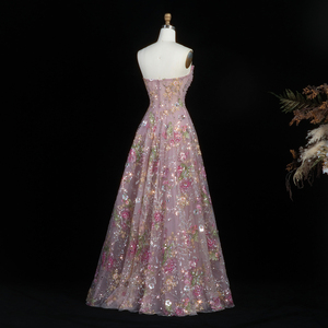 Robe de bal Sharon Said SS460, robe de soirée élégante, robe de soirée à volants, robe décorée de fleurs pour <span class=keywords><strong>occasions</strong></span> spéciales, vente en gros - Product Image 6