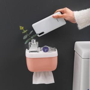 Wall Mounted Tissue <b>Box</b> Rectangular PP Material For Living Room Kitchen Bathroom Pull Out Tissues Storage - Product Image 5