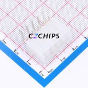 5569-2x5P WZ Wire-to-Board Pin Header Bent Lead Through Hole,P=4.2mm Connector 2x5P 4.2mm Right Angle Insert 10P - Product Image 1