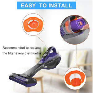 Cartouche de filtre Hepa 130mm x 98mm x 85mm pour aspirateur Black Decker, pièce de rechange haute efficacité pour usage domestique - Product Image 2