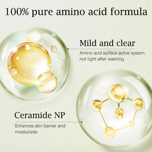 Gel Smoothie aux acides aminés de marque privée <span class=keywords><strong>lait</strong></span> nettoyant pour peau grasse nettoyage en profondeur éliminer la saleté de l'huile résidus de maquillage effet raffermissant - Product Image 3