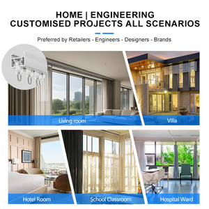 دائم طول مخصص صامت مزلق للخدمة الشاقة أوتوماتيكي مسار من الألومنيوم نظام ذكي بمحركات - Product Image 5