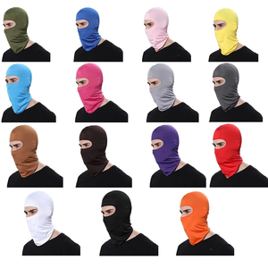 Masque de ski intégral ajustable avec logo personnalisé, 100% polyester, unisexe, adulte, image, effet usé, 1 trou, cagoule - Product Image 4