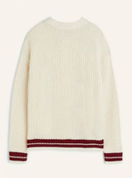 Pull en tricot décontracté pour homme avec logo personnalisé OEM&ODM, 100% coton, jacquard, design numérique, pull en tricot ample