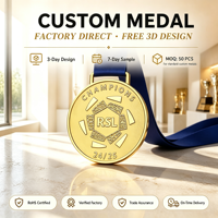 Médaille d'honneur personnalisable pour la saison - Production de médailles en alliage de zinc moulé sous pression