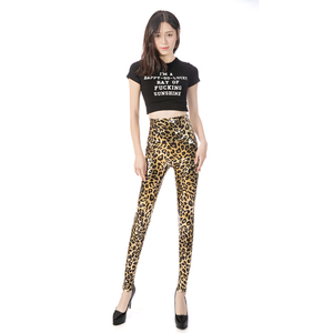 Di alta qualità A Vita Alta Faux <span class=keywords><strong>Leggings</strong></span> In Pelle Per Le Donne - Product Image 3